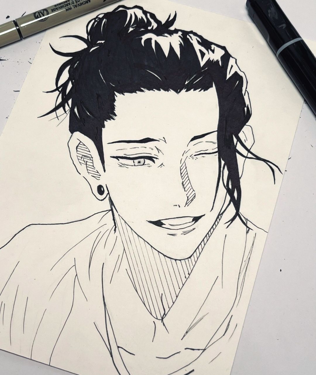 夏油杰手绘 杰真的很帅 温柔大帅哥嘿嘿嘿大母猴