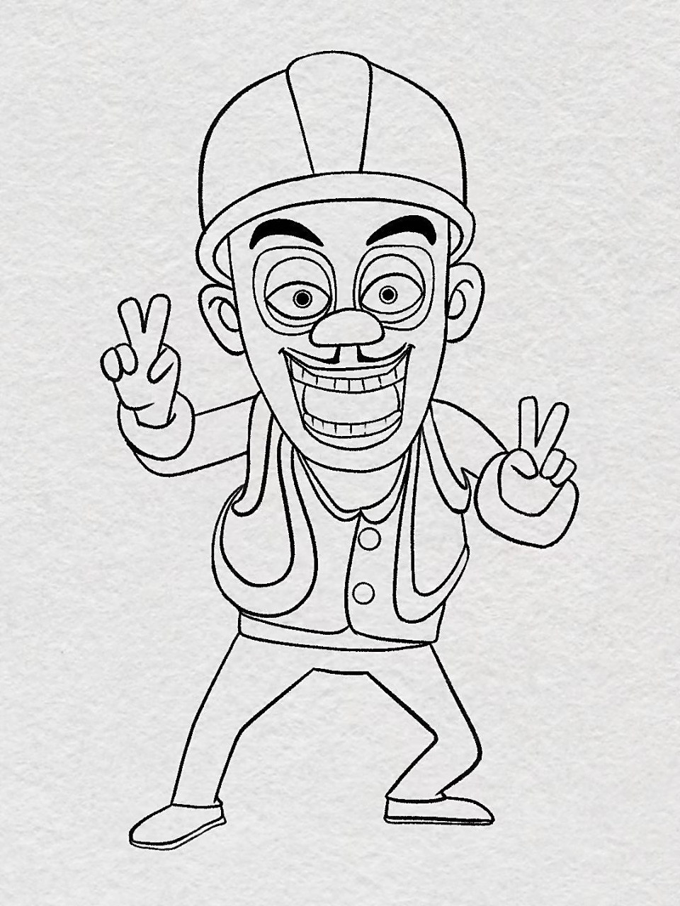 教你画熊出没-光头强