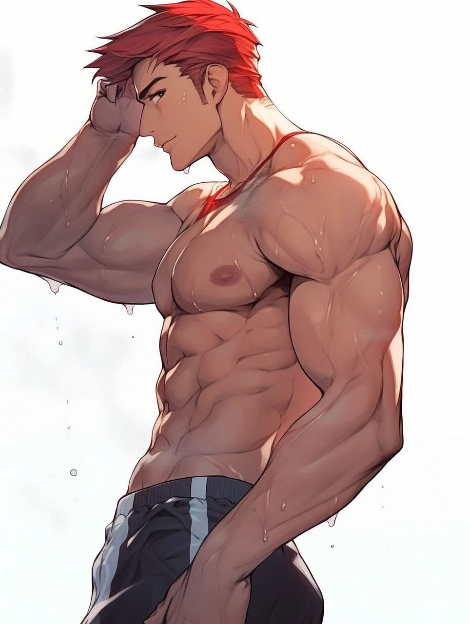 篮球boy 侧身杀 完美的身材挥洒着荷尔蒙的汗水