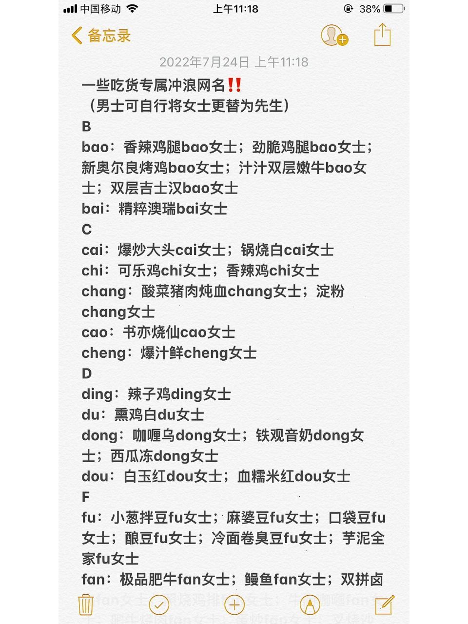 一些吃货专属冲浪网名6015 大家伙吃饭了没