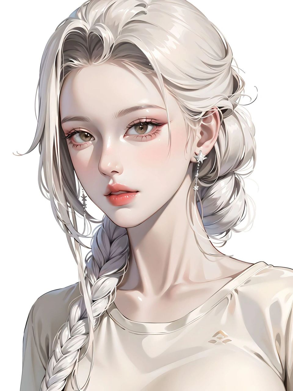 白毛少女 |适合御姐的宝藏女头
