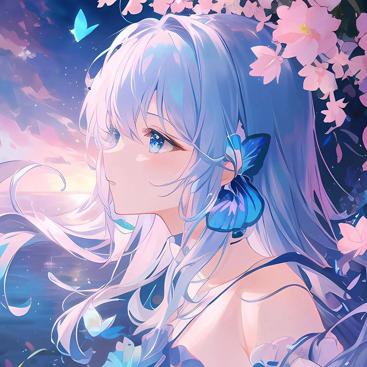 花海,蝴蝶梦幻系头像 非常梦幻的一组,可接定制