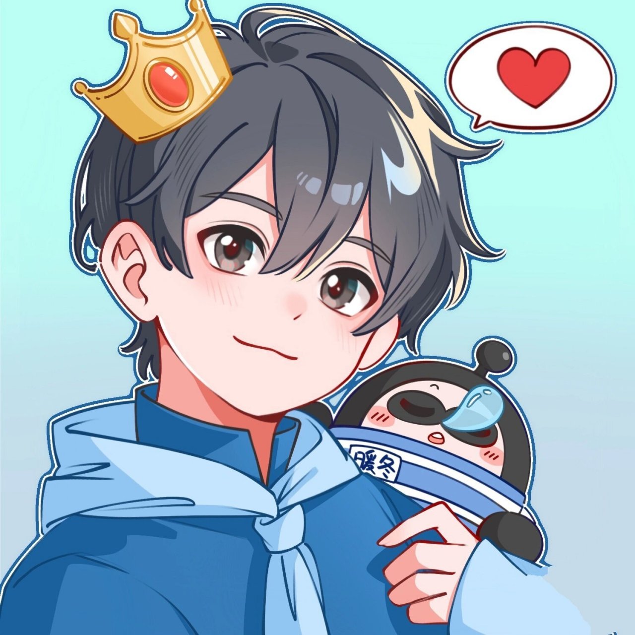 快来试试七月月和暖冬的新粉丝头像吧!