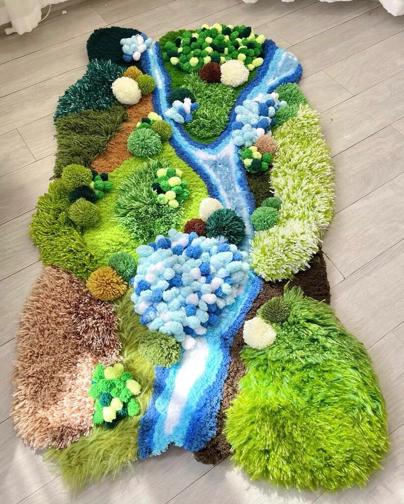 手工苔藓地毯