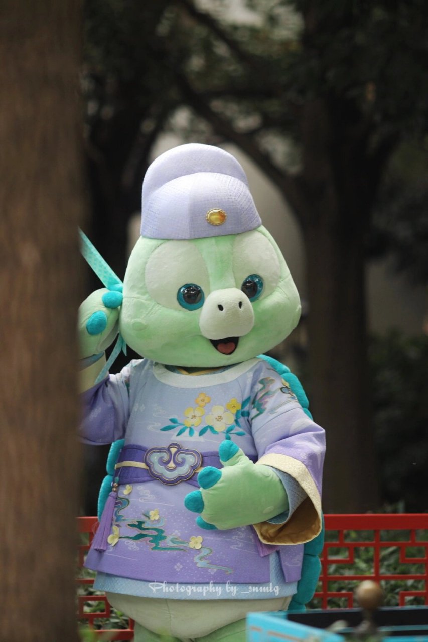 迪士尼|奥乐米拉 olu小龟 值得拥有一只光站着就散发无穷可爱的小龟