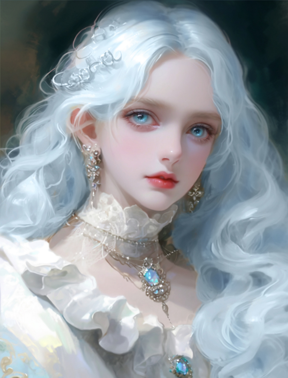 美人图 | 02千金肖像·蓝·(二十七) 浅更一张「蓝」 	 ***全部虚拟