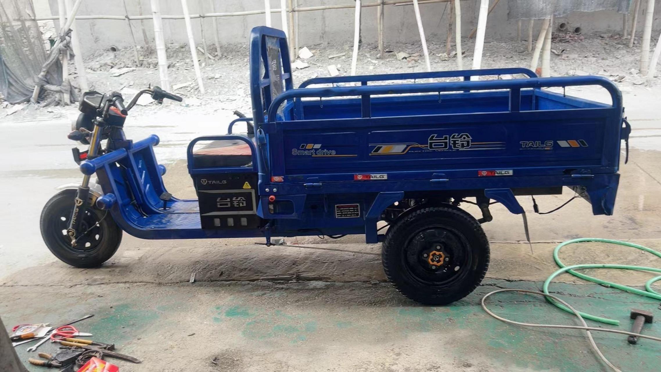 全新电池,转让我的致富三轮车