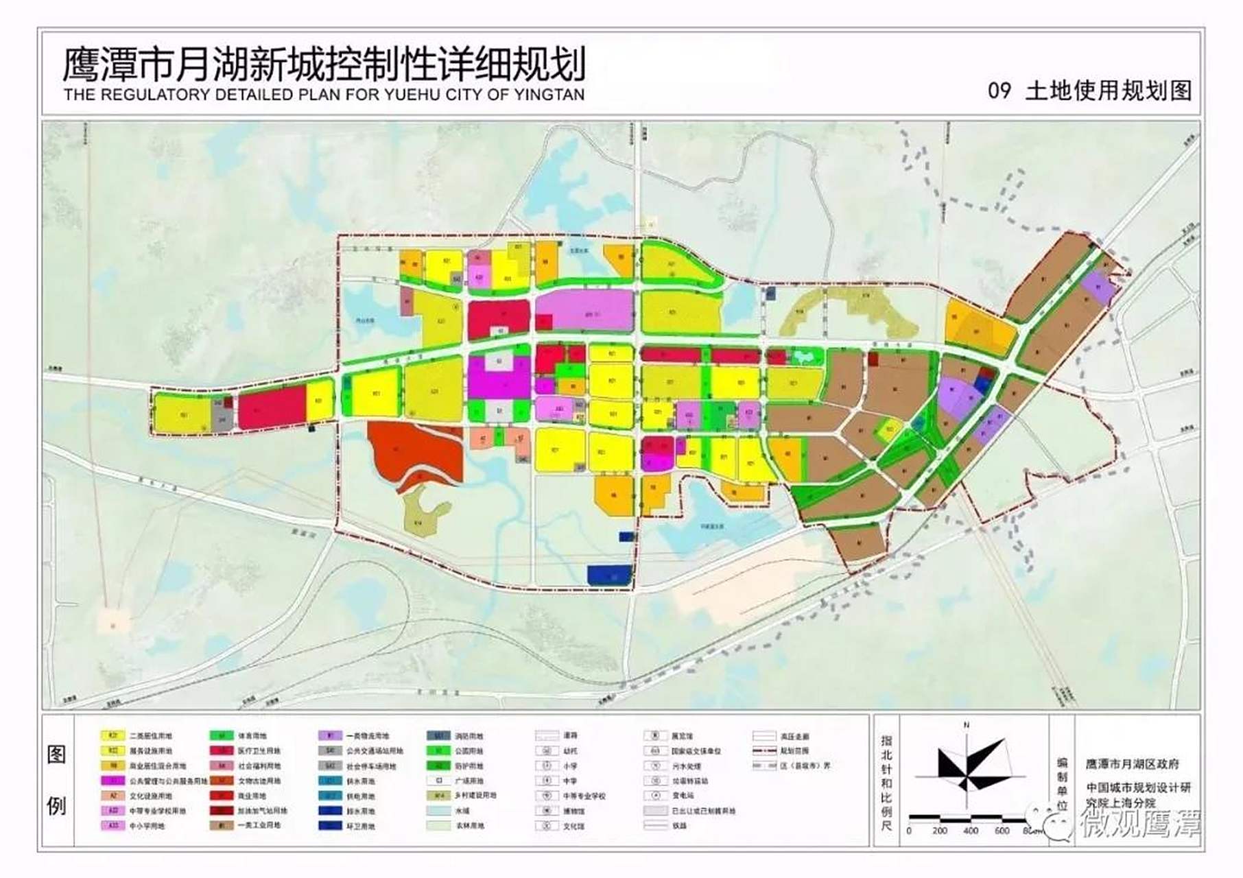 鹰潭头条 据了解,近日,一个名为鹰潭市月湖新城控制性详细规划在网络