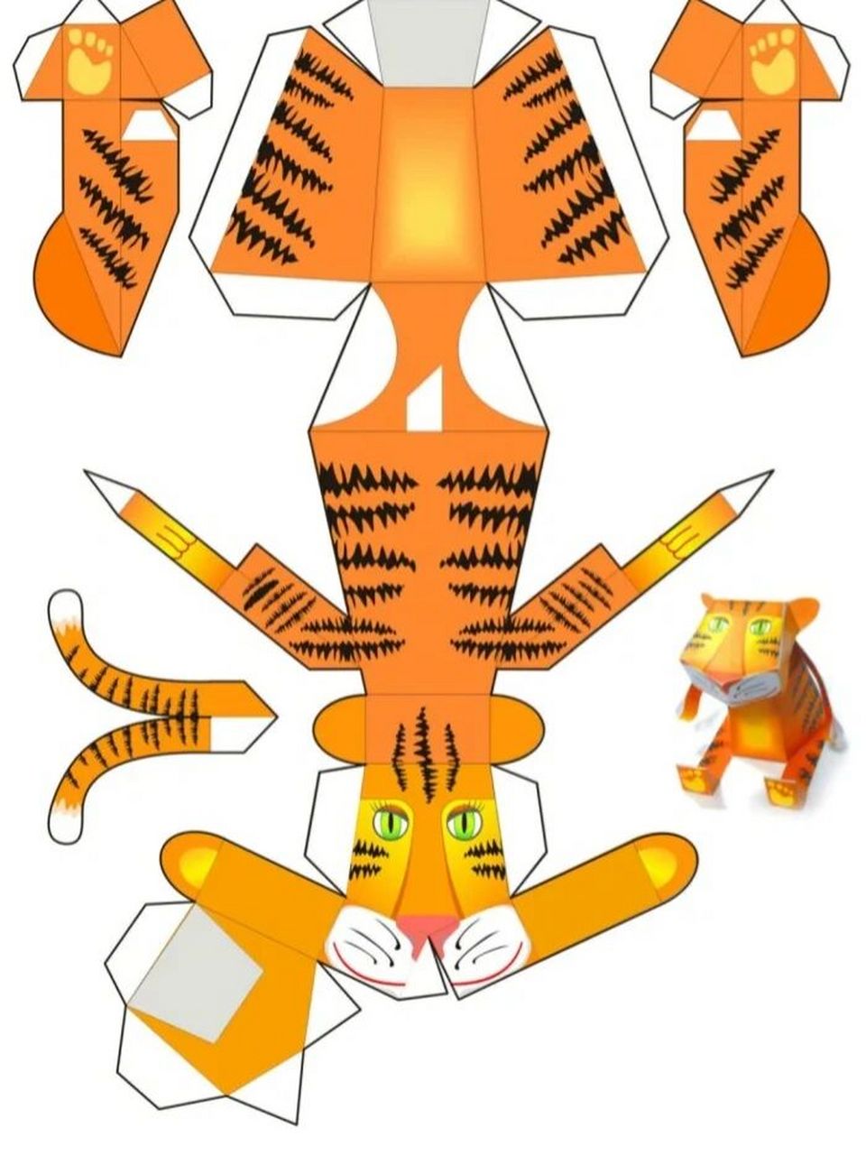 小老虎91纸模图纸 分享创意与灵感