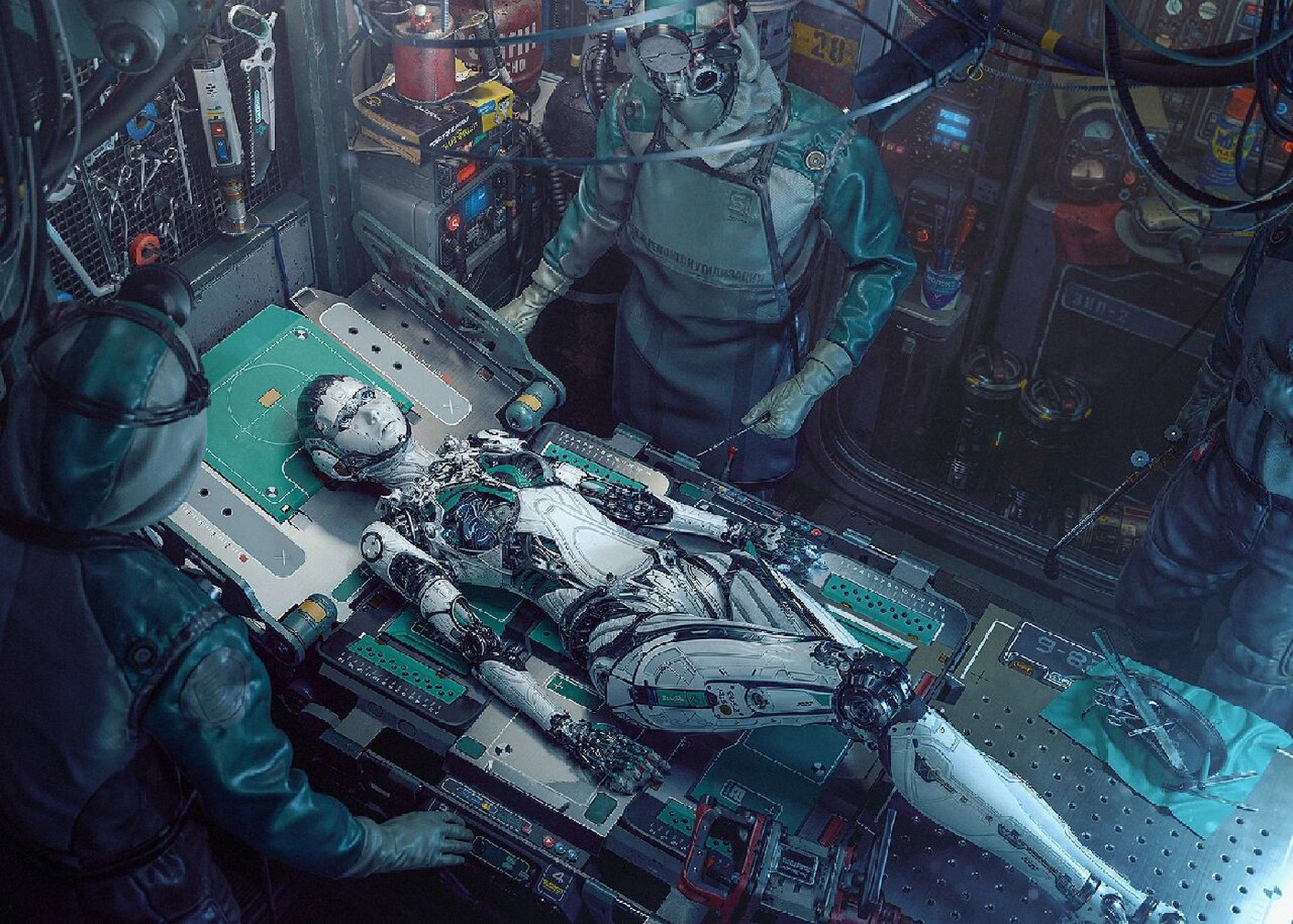 未来科幻 机器世界 科技机械 机器人设计