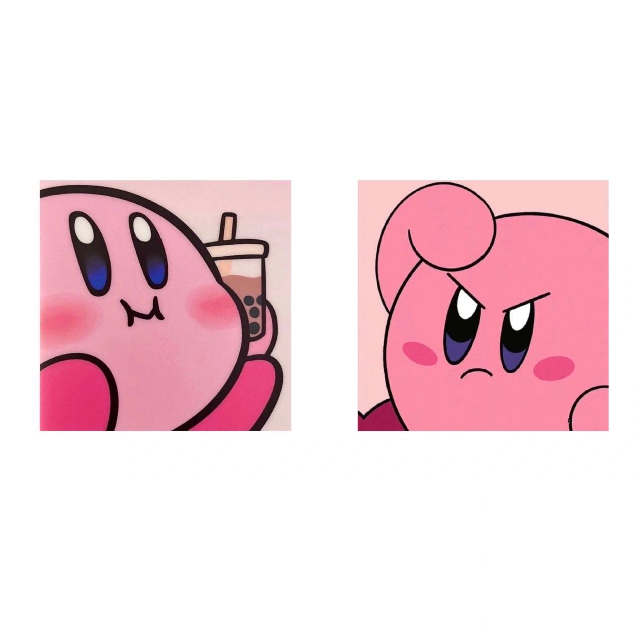 最可爱的星之卡比情侣头像在这里!