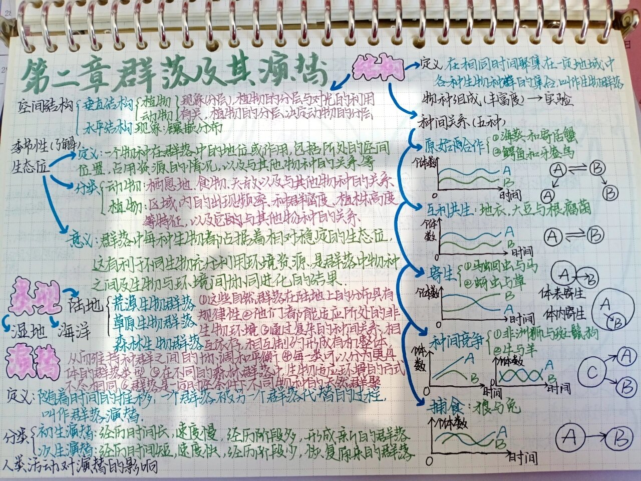 生物群落及其演替思维导图