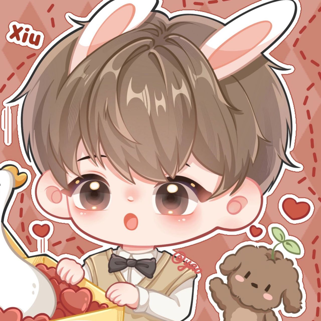 邵群李程秀7015情头 头像自取 禁止07自印 哦莫是我们可爱的