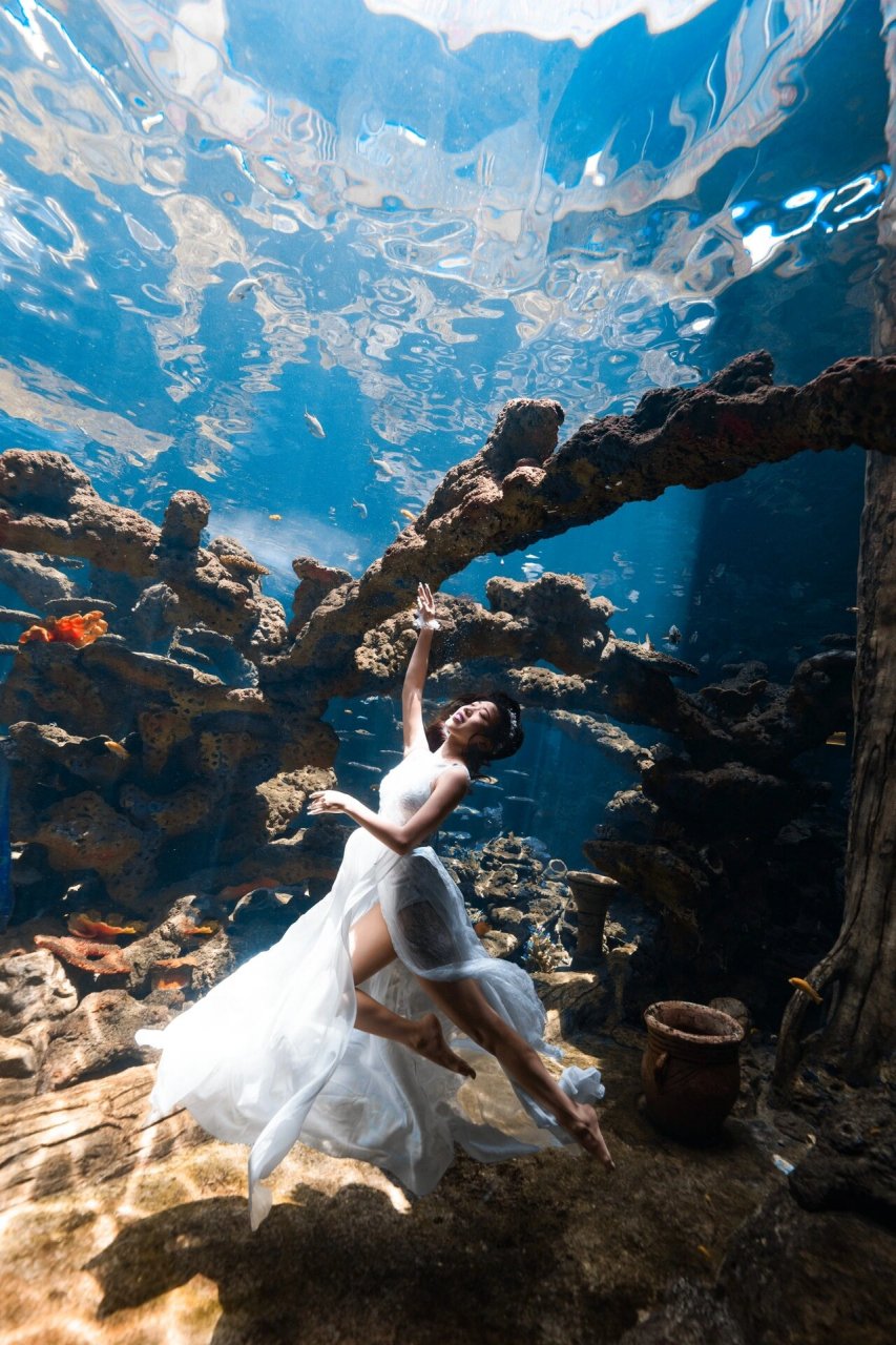 自由潜水|只有水里才是自由的 来自香港的小姐姐, 学习完潜水后 自由