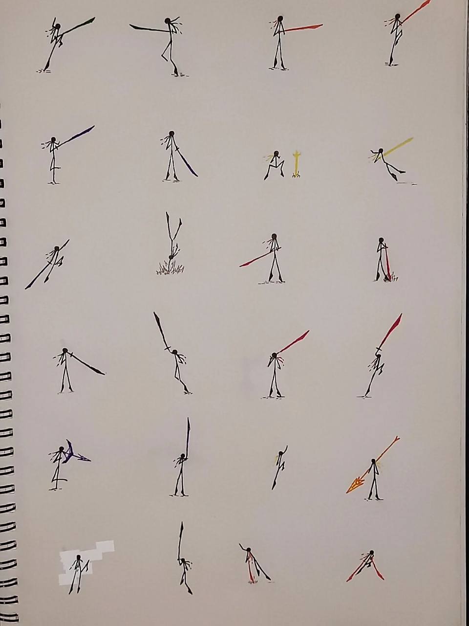 火柴人动作教程 哈哈第一个作品,首先我们得知道火柴人他的动作是非常