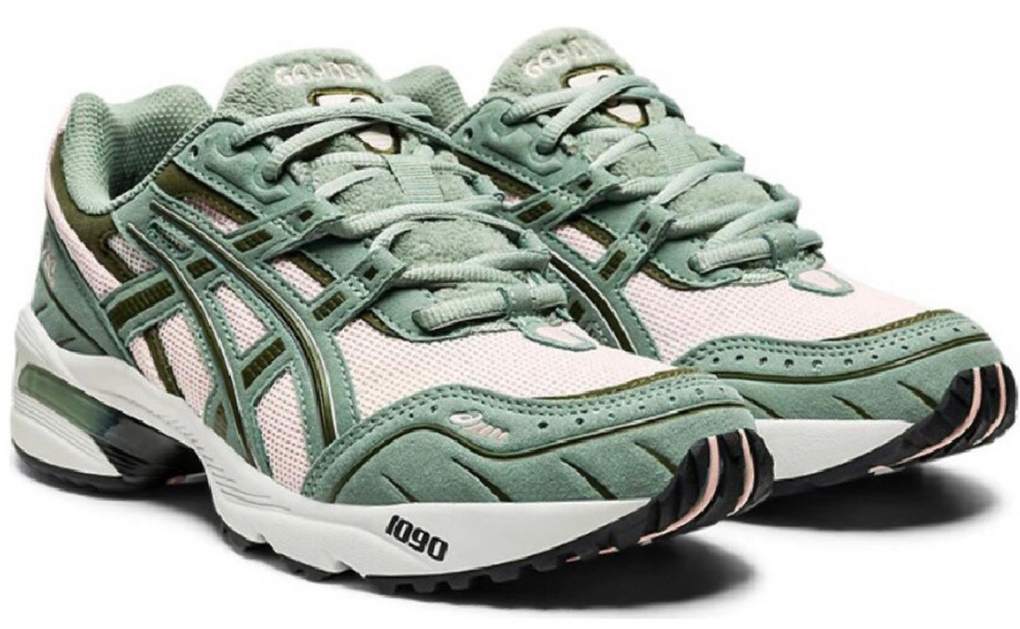 这双亚瑟士粉粉绿绿的好好看02020202 2003年点鞋型asics gel