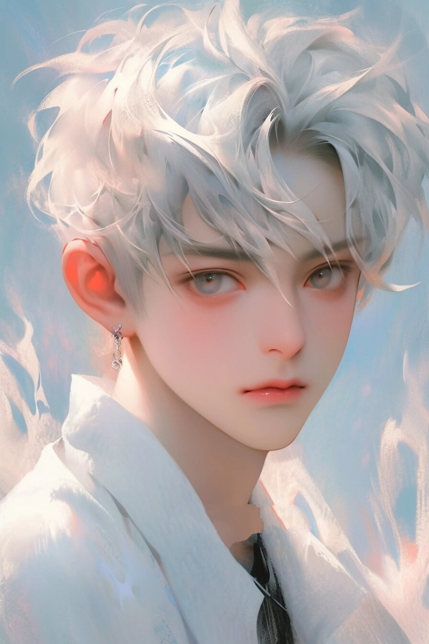 白发帅哥 | 高级 冷色 仙气