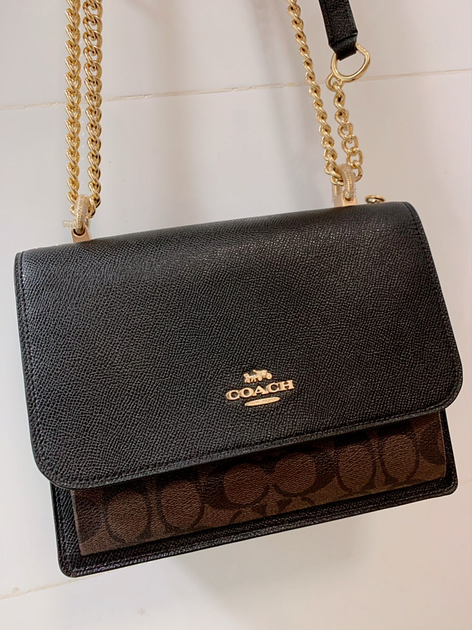 coach/蔻驰女士klare风琴包印花单肩斜 coach/蔻驰 女士klare风琴包