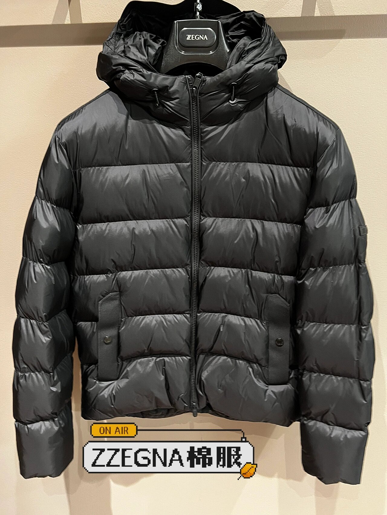 杰尼亚zzegna棉服