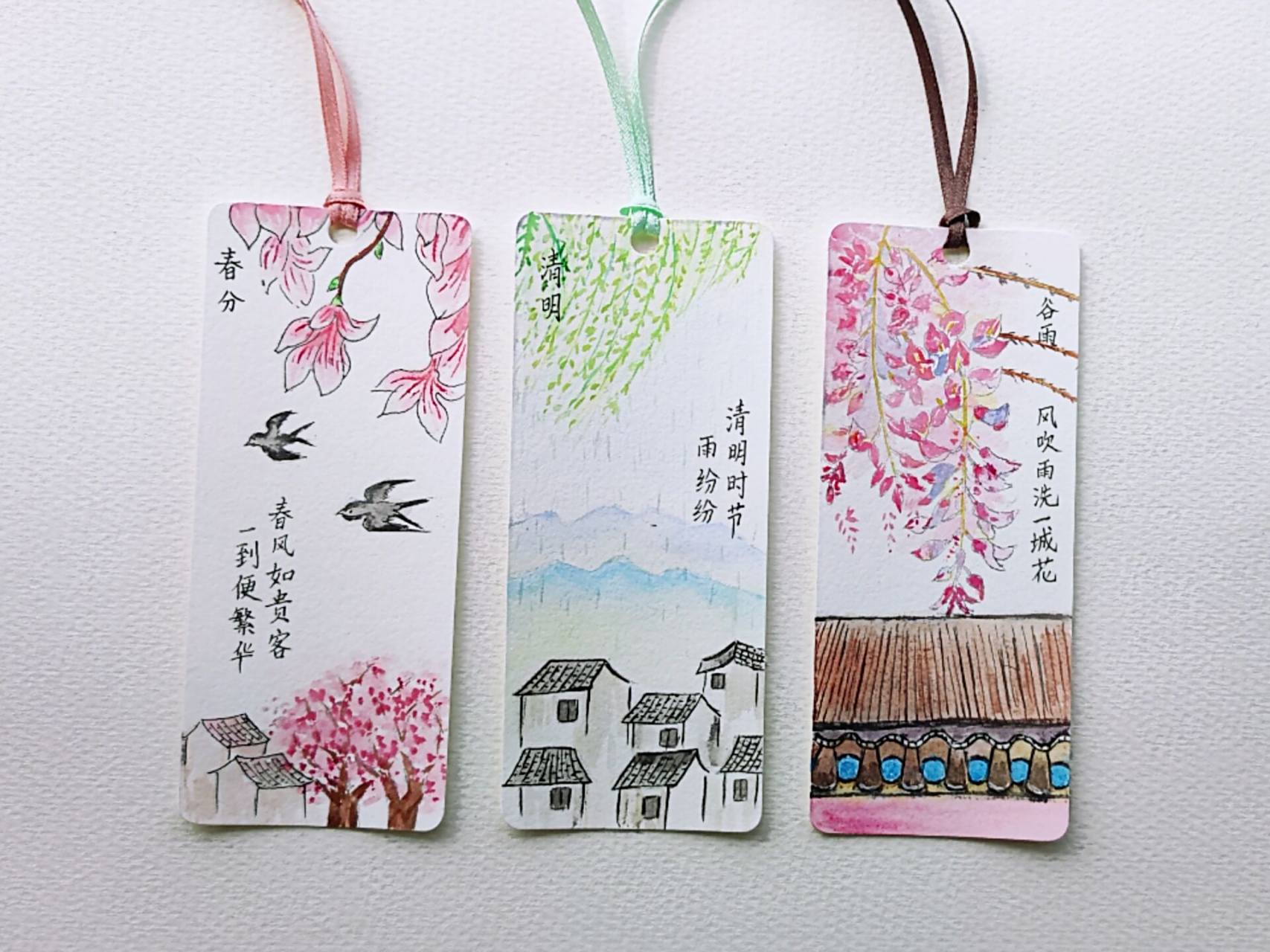 小学生古诗书签