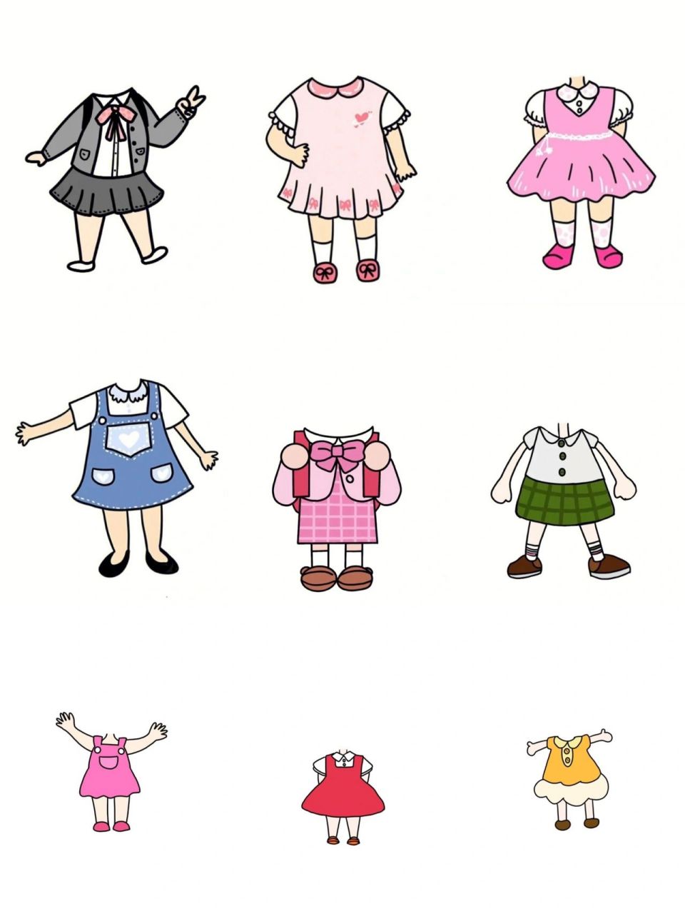 女孩的抠图小人(头像)来啦～ 分享女孩头像抠图啦7015    62cai