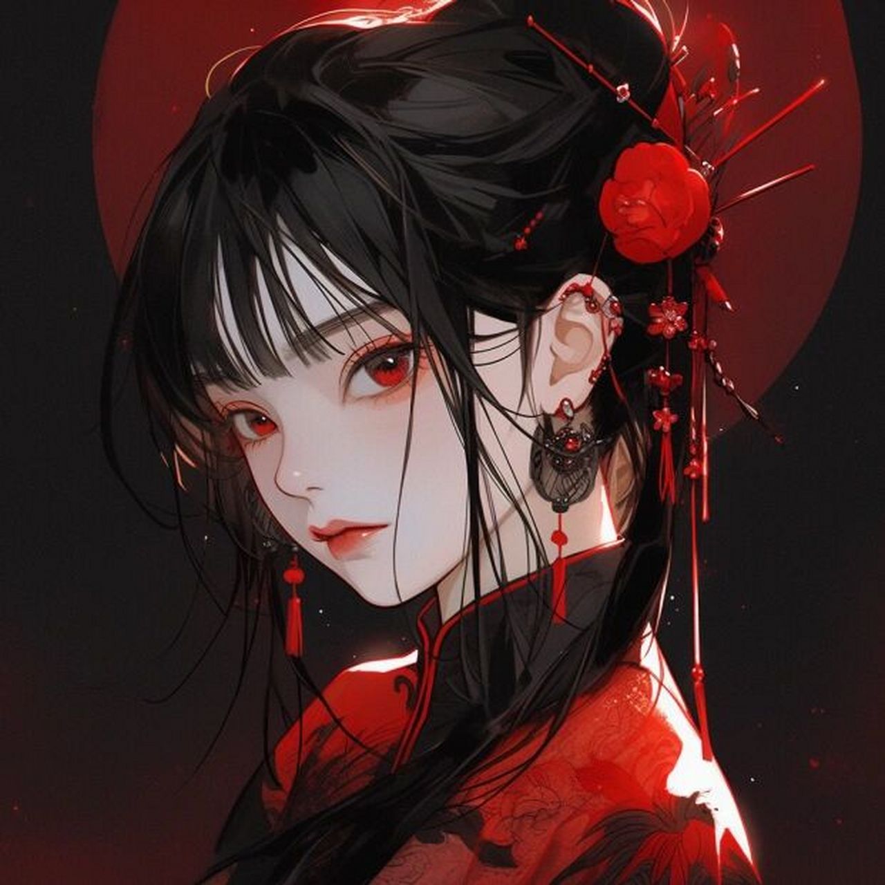 中式恐怖(?)美女