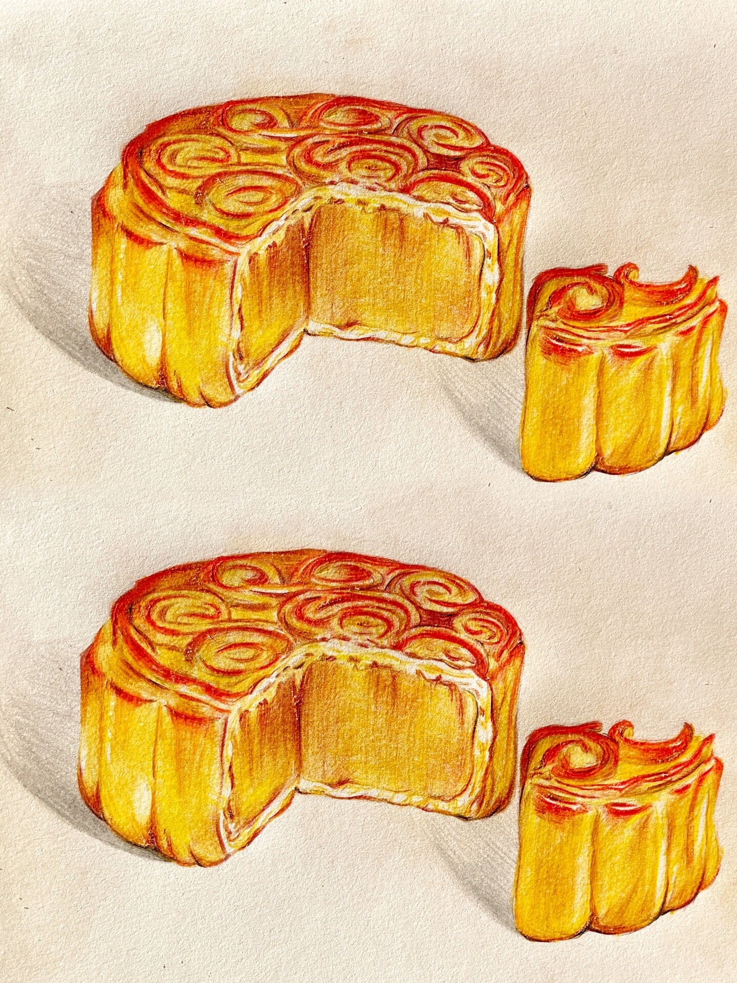 一组充满趣味的彩铅美食小合集【第三期】96