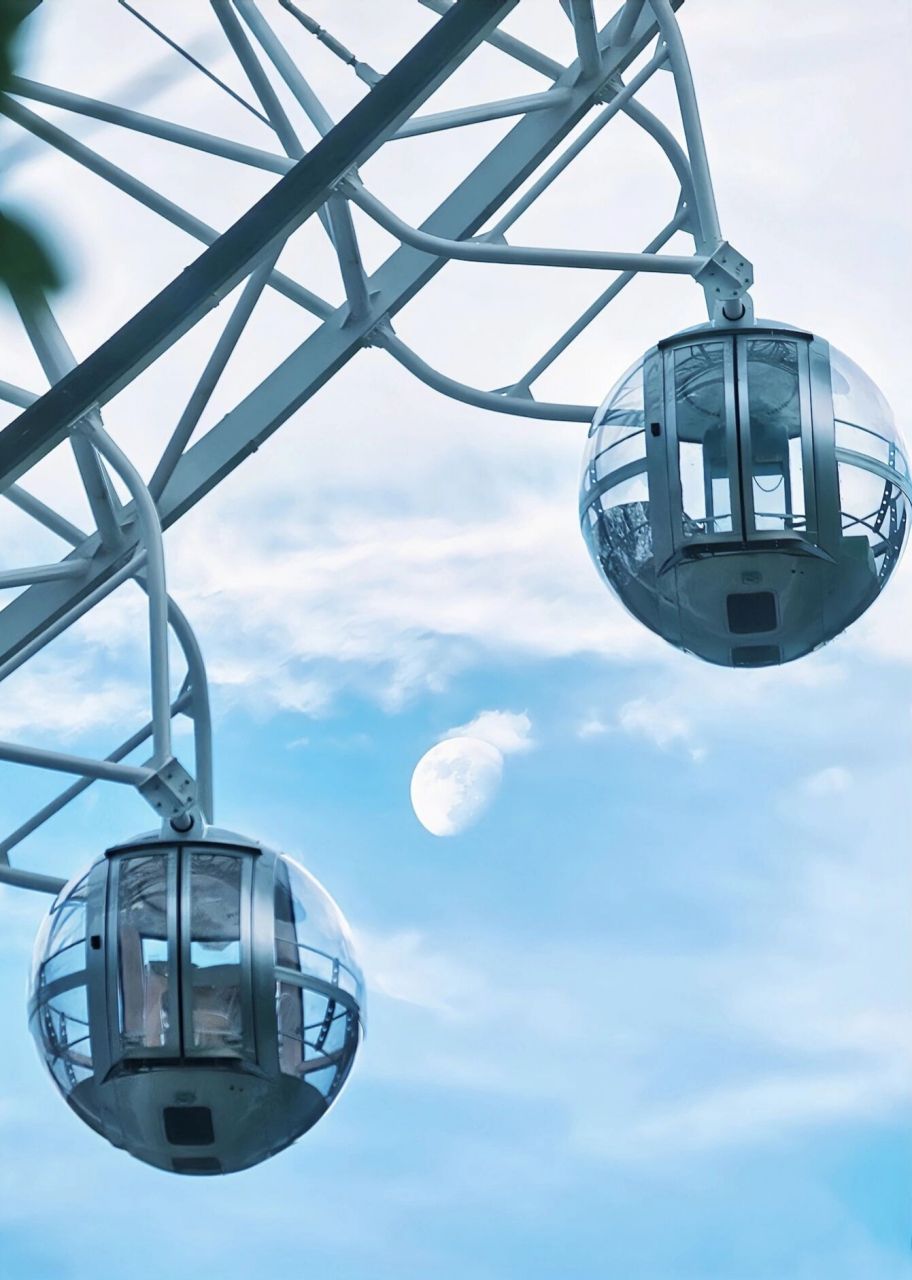 福州拍照 | 晋安湖摩天轮 说好了  要一起在日落时分去坐坐这摩天轮