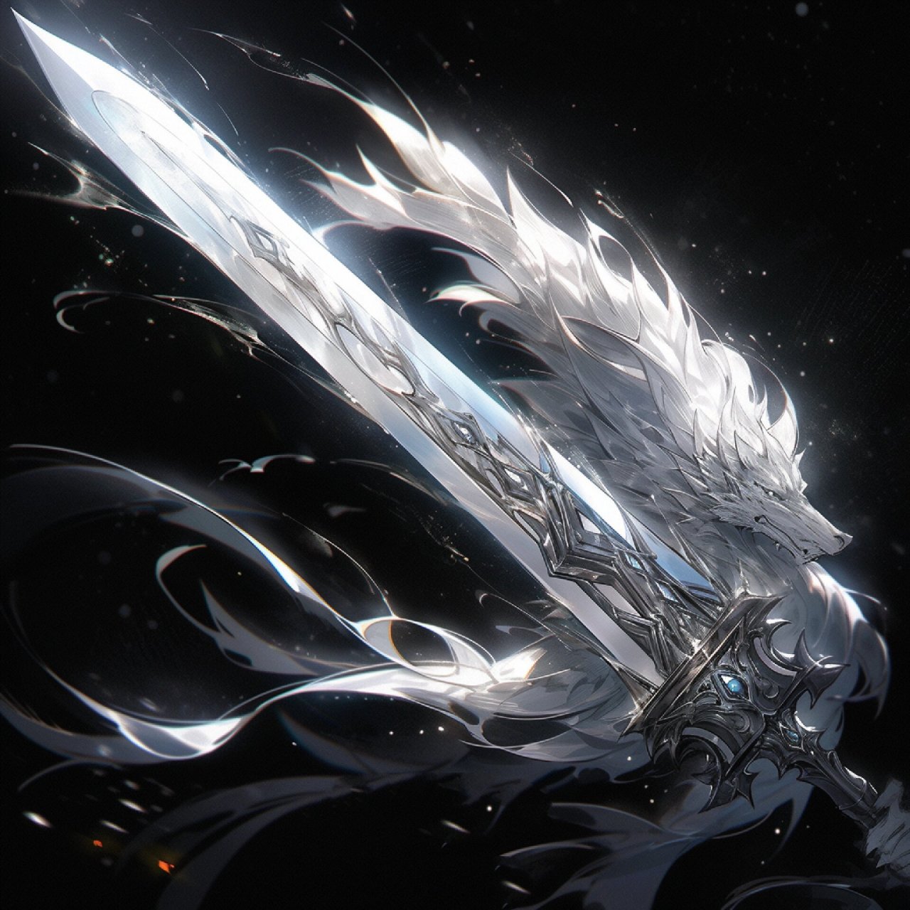 【上古神器】龙狐白剑 在古老的修真界中,有一把传说中的神剑,名为"龙