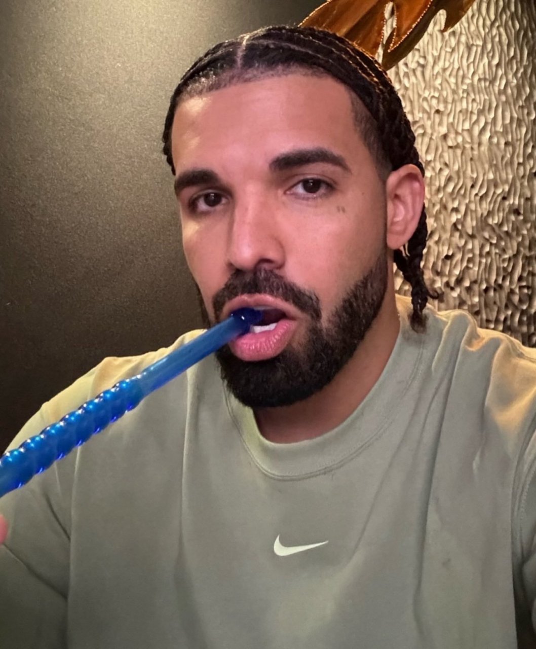 公鸭drake最新自拍,四字评