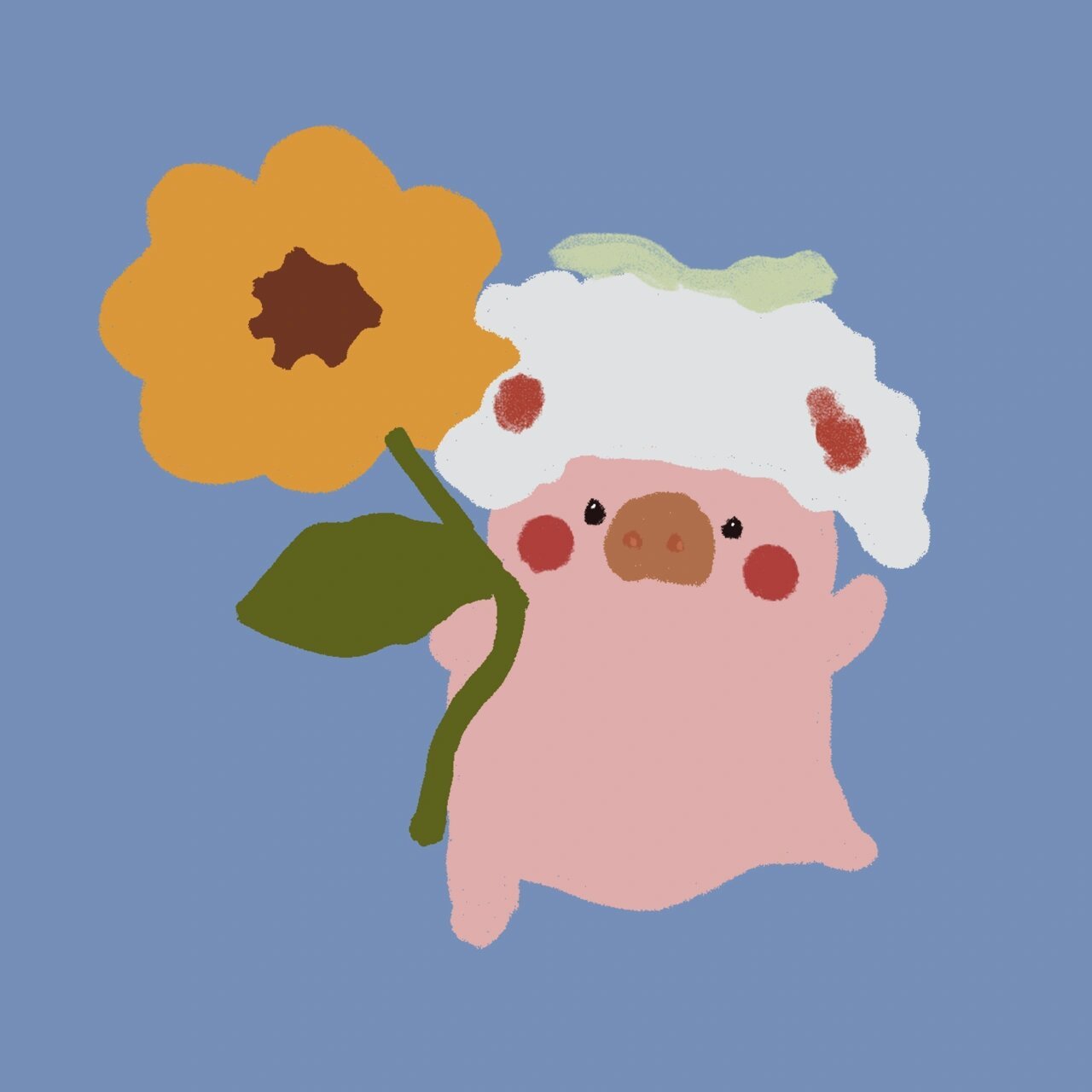 lulu猪可爱头像(第一弹) 有喜欢lulu猪的宝吗?继熊崽之后,我的新宠