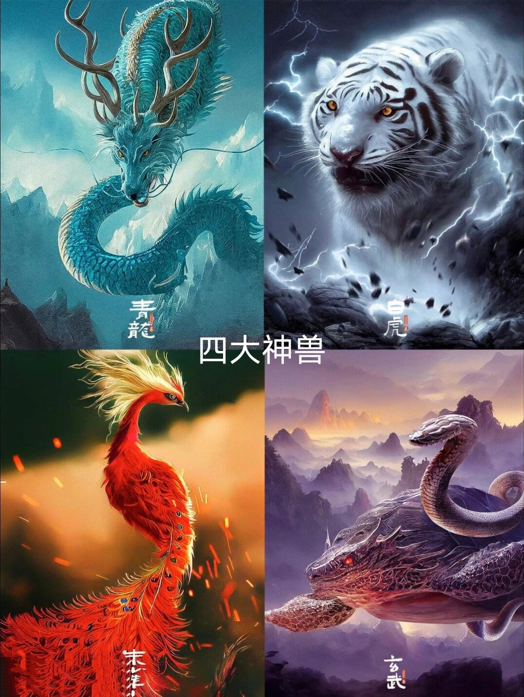 上古神话传说中的四大凶兽和四大神兽95