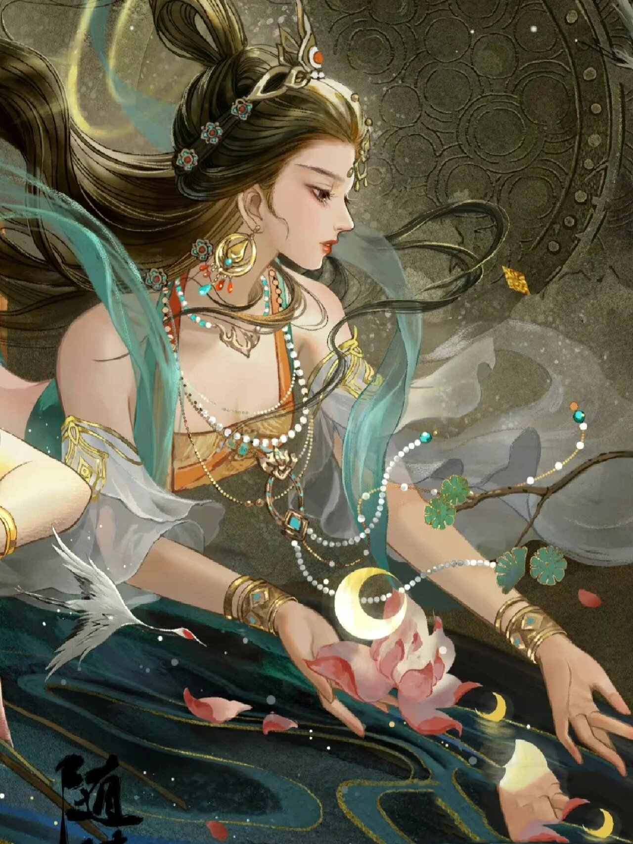 古风古装女生插画动漫卡通手绘好看图片分享