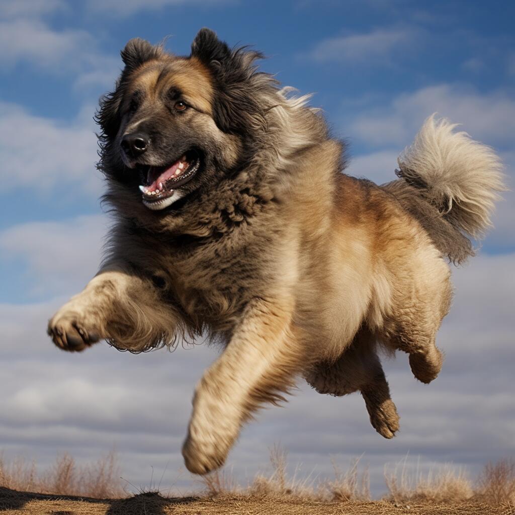 青狼图片 高加索犬图片