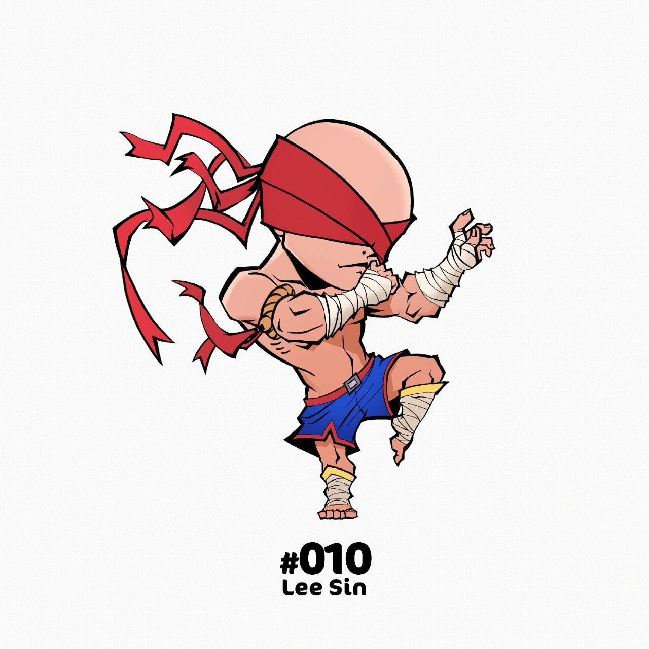 lol# #lol英雄联盟# #欧美卡通# #盲僧# #绘画日常