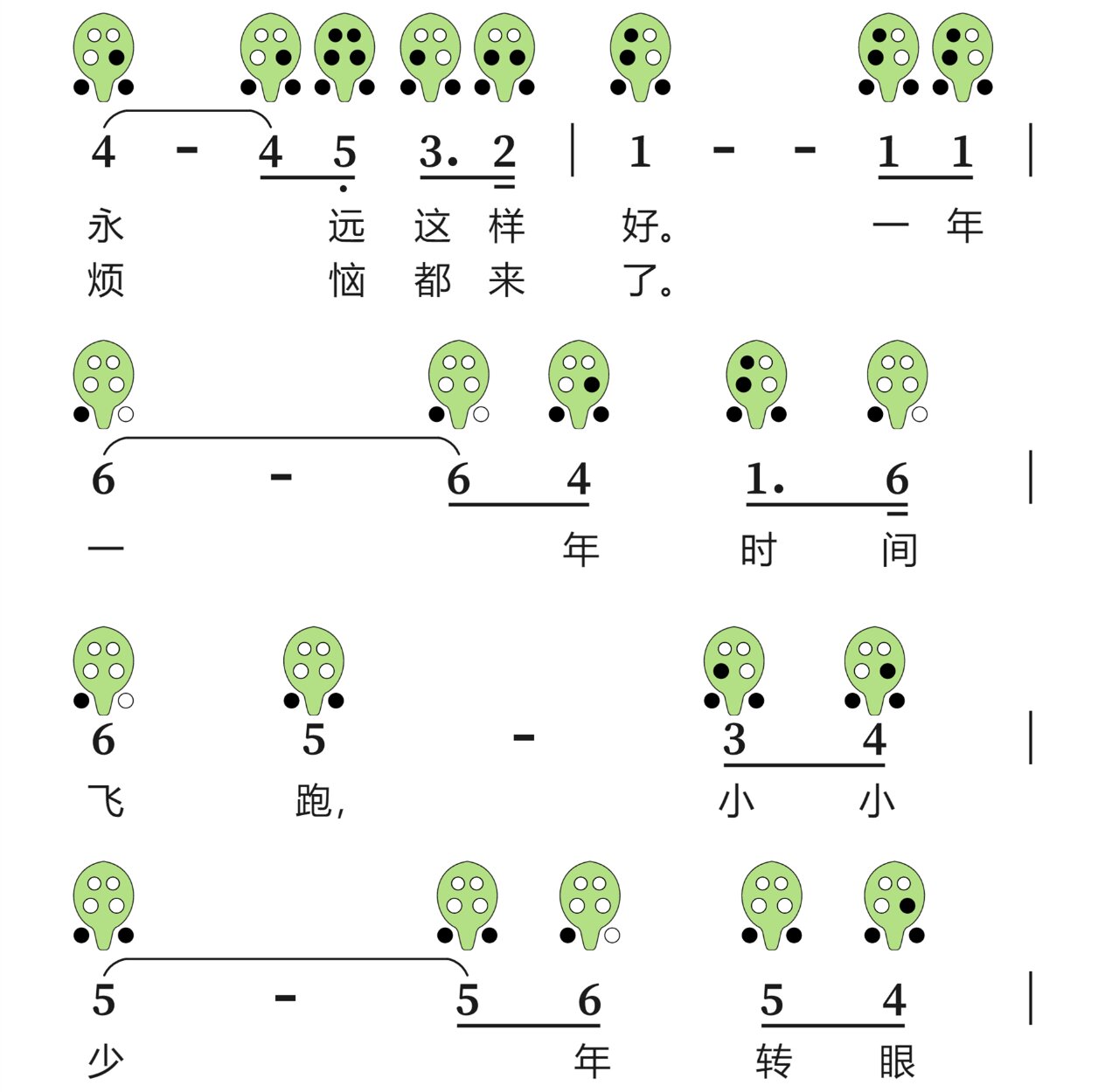 用六孔陶笛吹少年图片