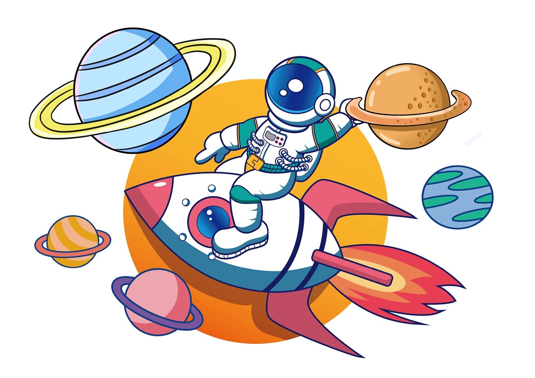 儿童科幻画a4大小