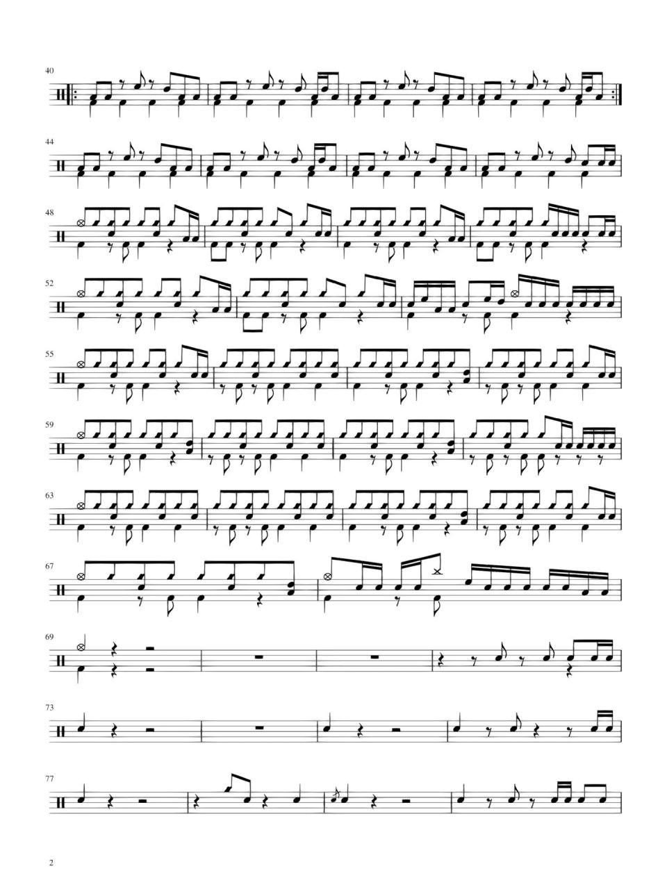 鼓谱【凄美地】郭顶09嘿!等我找到你～ 这首歌最近很火是吧 练起来