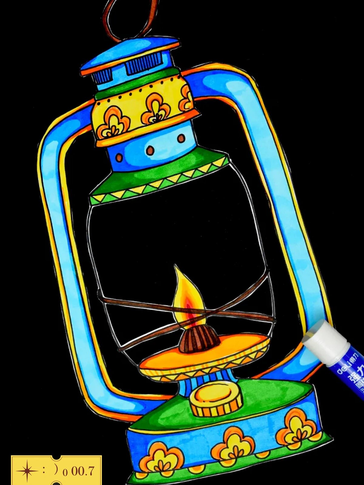 一盏煤油灯,照亮旧时光