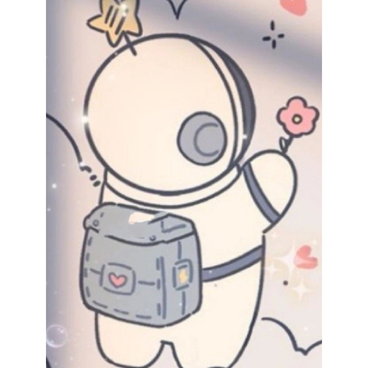 敲可爱的宇航员头像,拿图说一声哦!