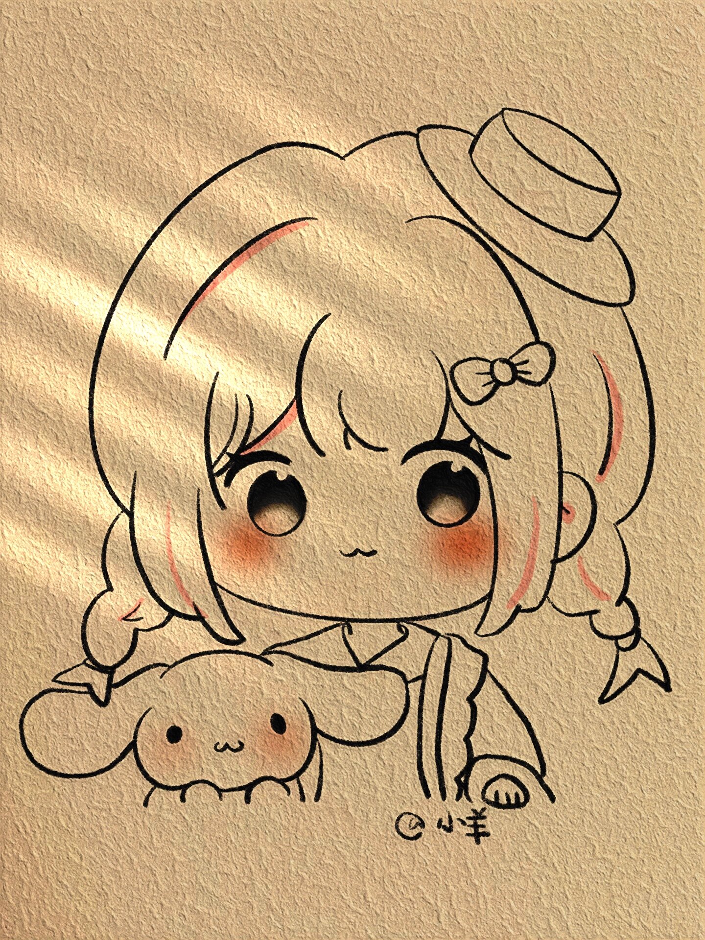 0基础教你画可爱小女孩
