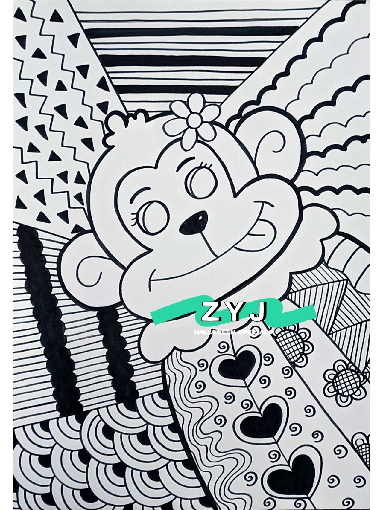 《大嘴猴》 临摹