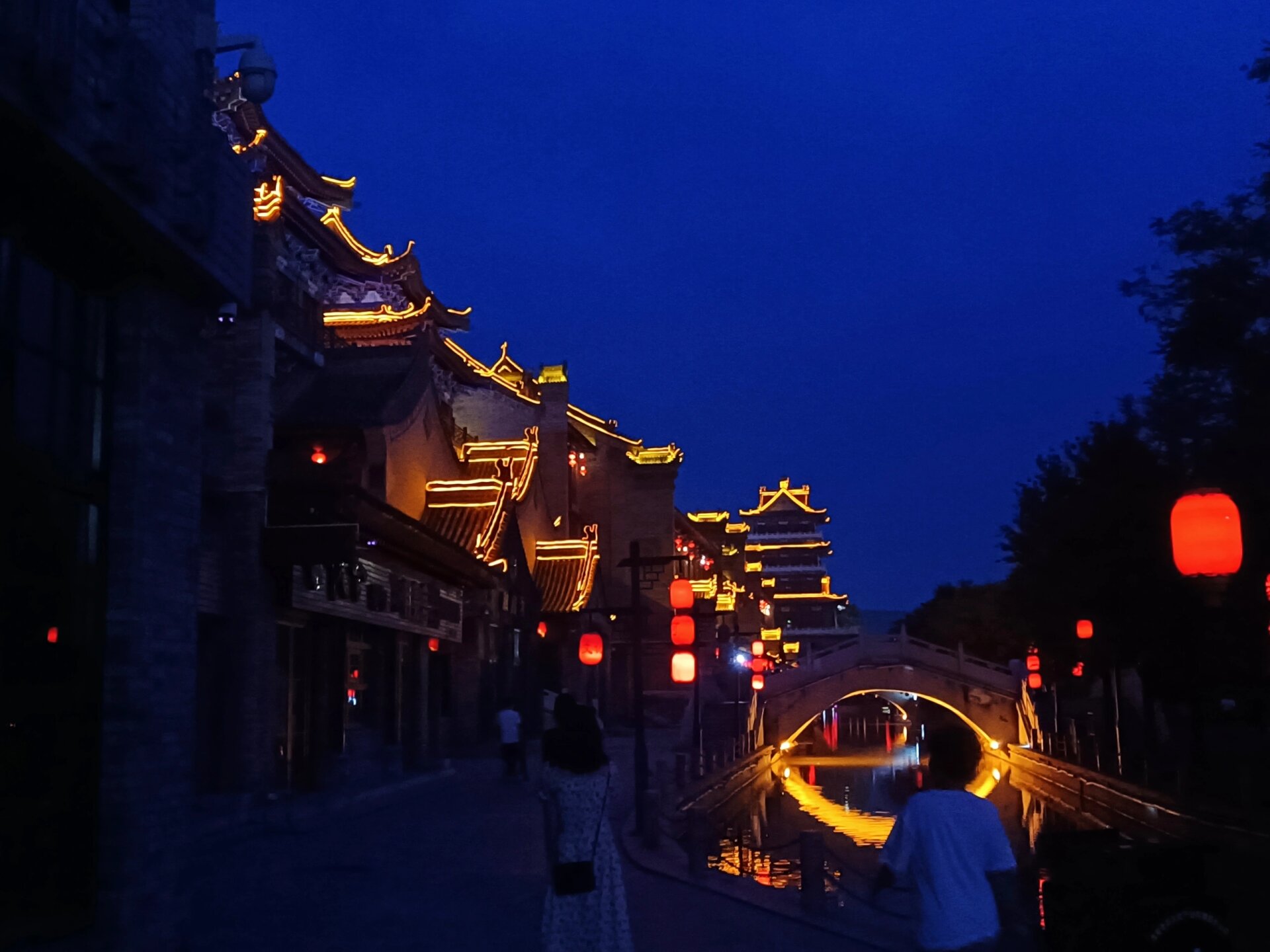 渭南老街夜景