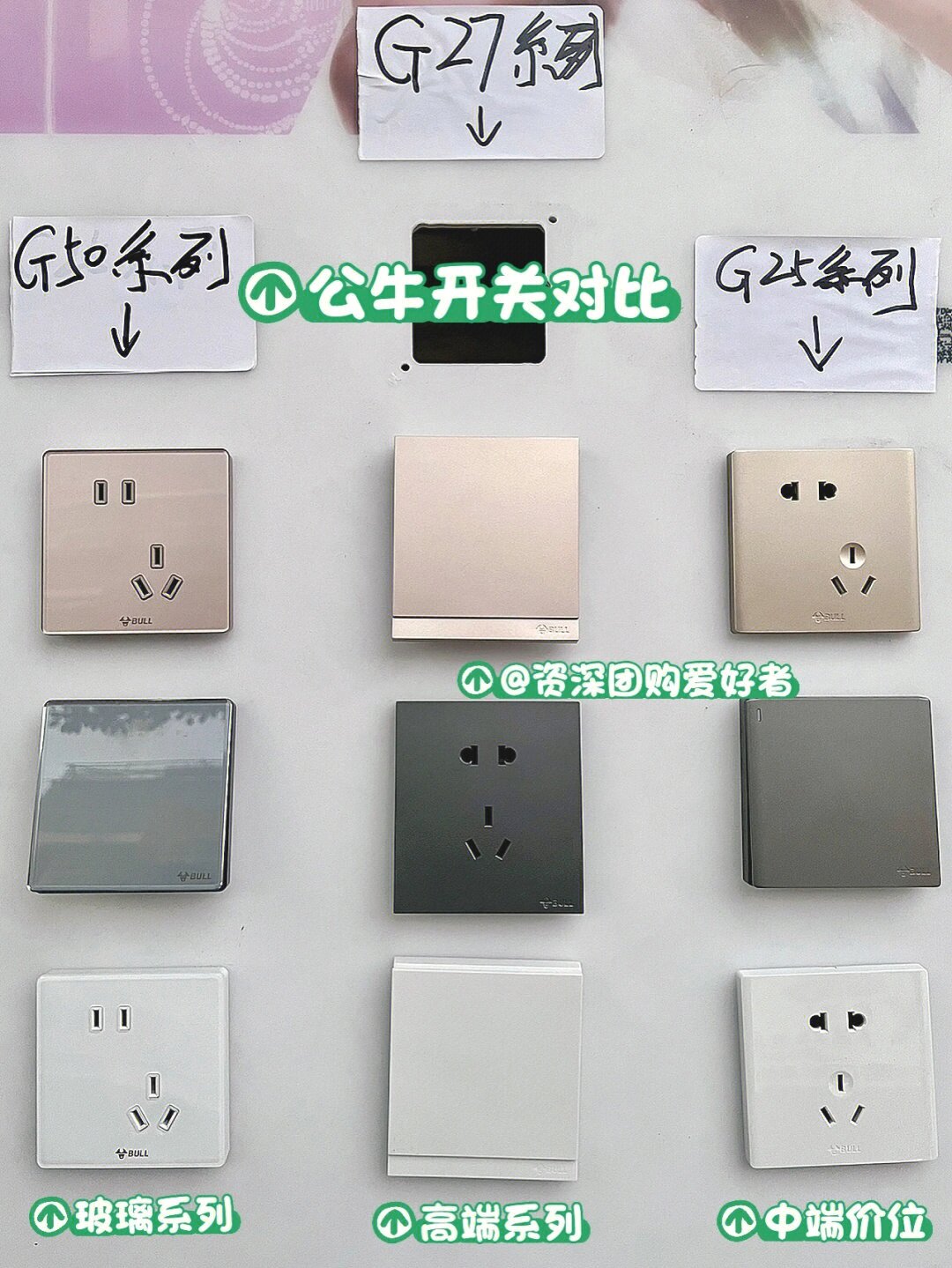 公牛开关对比|||好多人问公牛不同系列什么