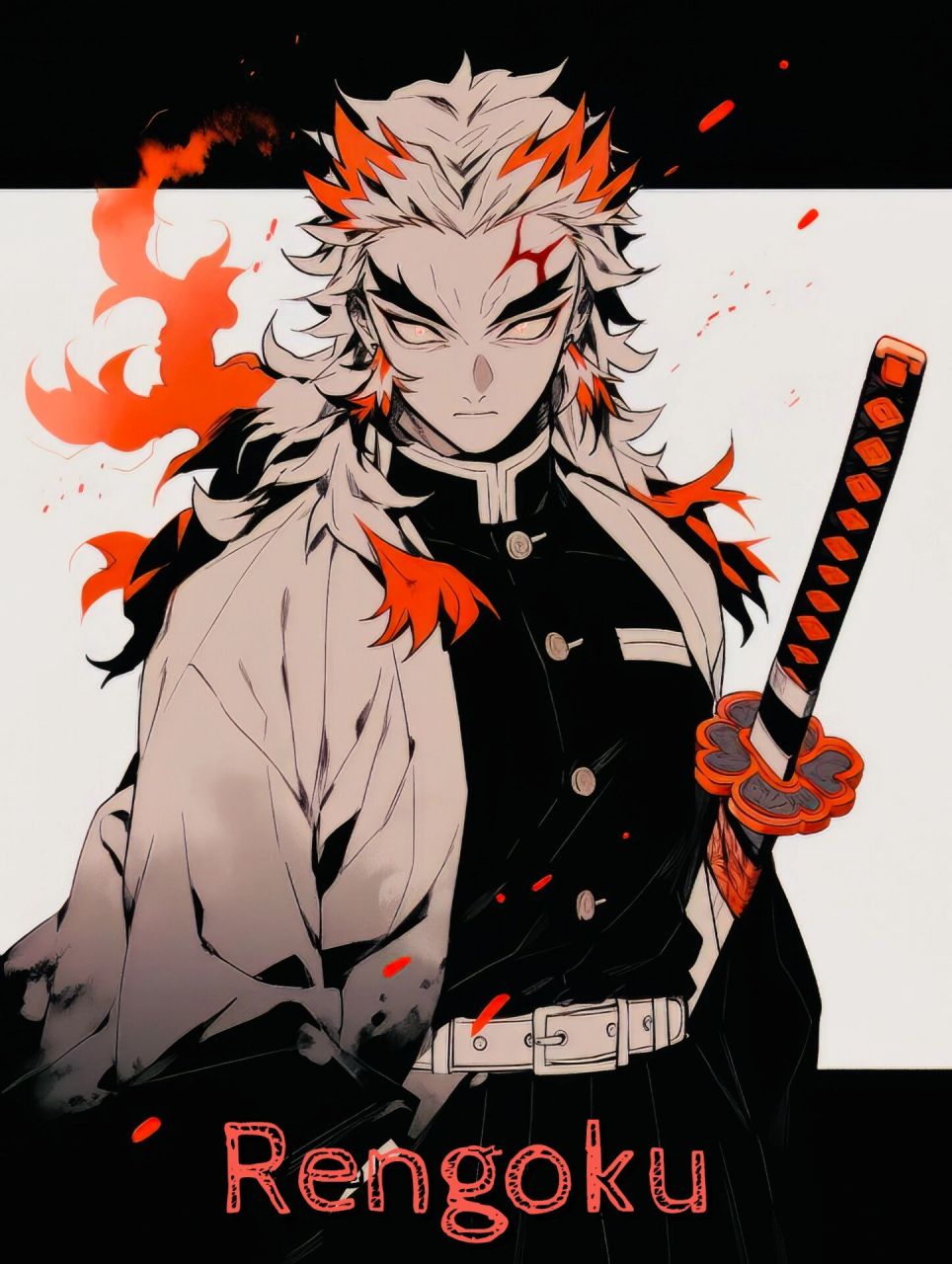 鬼灭之刃|炼狱杏寿郎·炎柱 灶门炭治郎: 他是了不起的人,比谁都善良