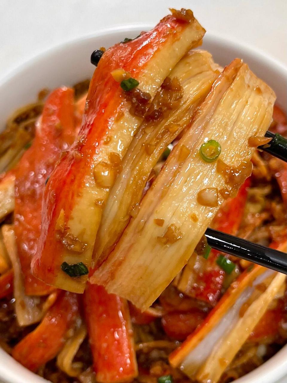 蒜泥蟹柳这个做法也太香了!