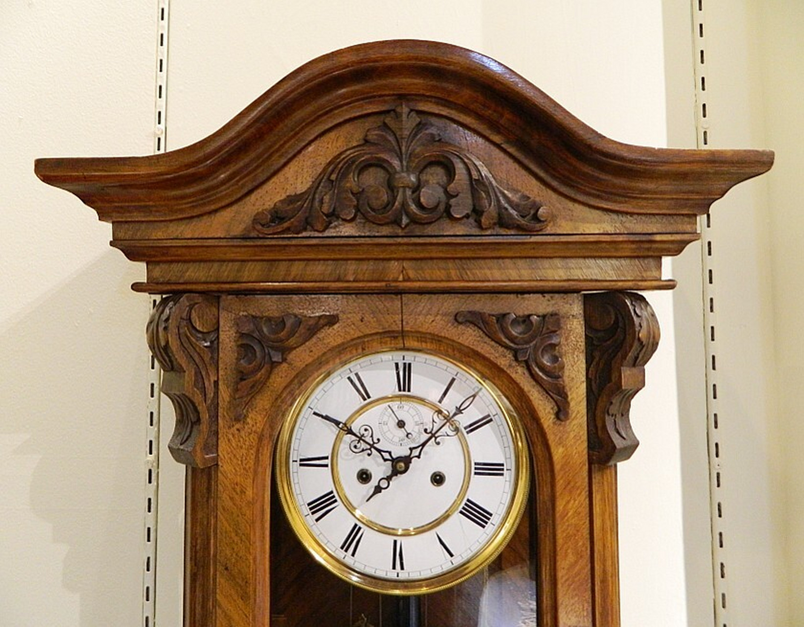 客人拿来的德国老挂钟gb挂钟不报时修理好了 客人拿来的一款一百多年