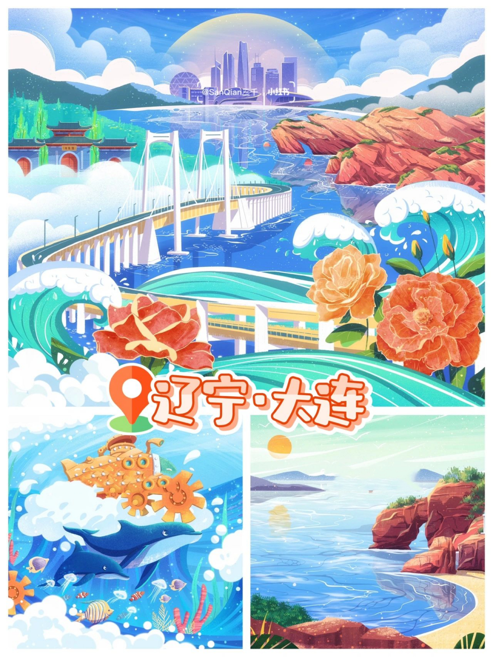 辽宁·大连地标 / 046./ 大连·老虎滩海洋公园 / 047.