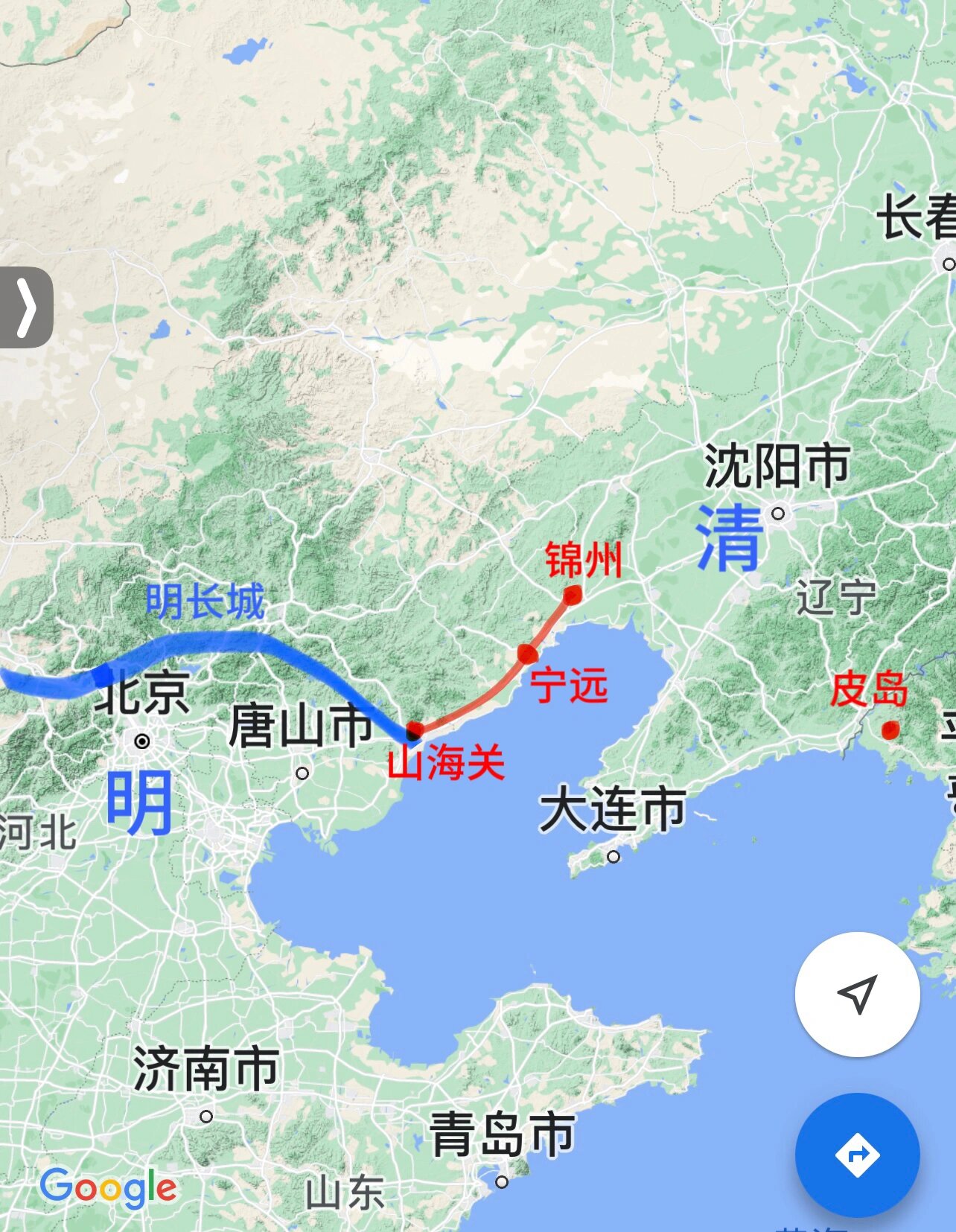 直至明朝灭亡,清军也没能完全攻下关宁锦防线