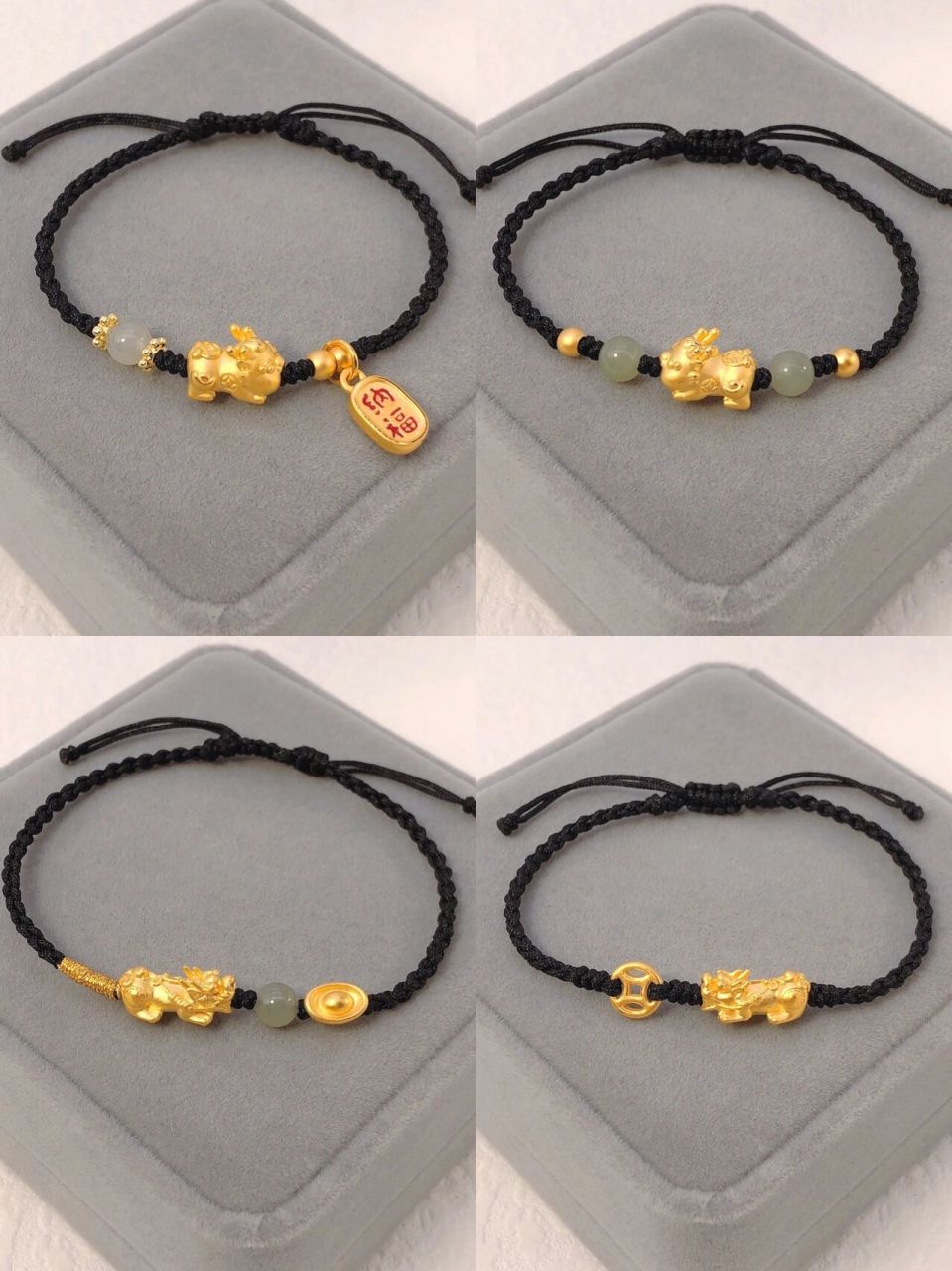 貔貅黄金手链系列～招财纳福吉祥物 整理了几款好多姐妹喜欢的貔貅款